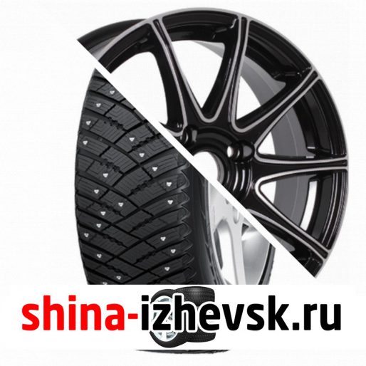 Колесо в сборе Goodyear Ultra Grip Ice Arctic SUV 225/65 R17 T 102 + VENTI 1716 7xR17 5×100 ET45 DIA54.1 Глянцевый серебристый в Ижевске